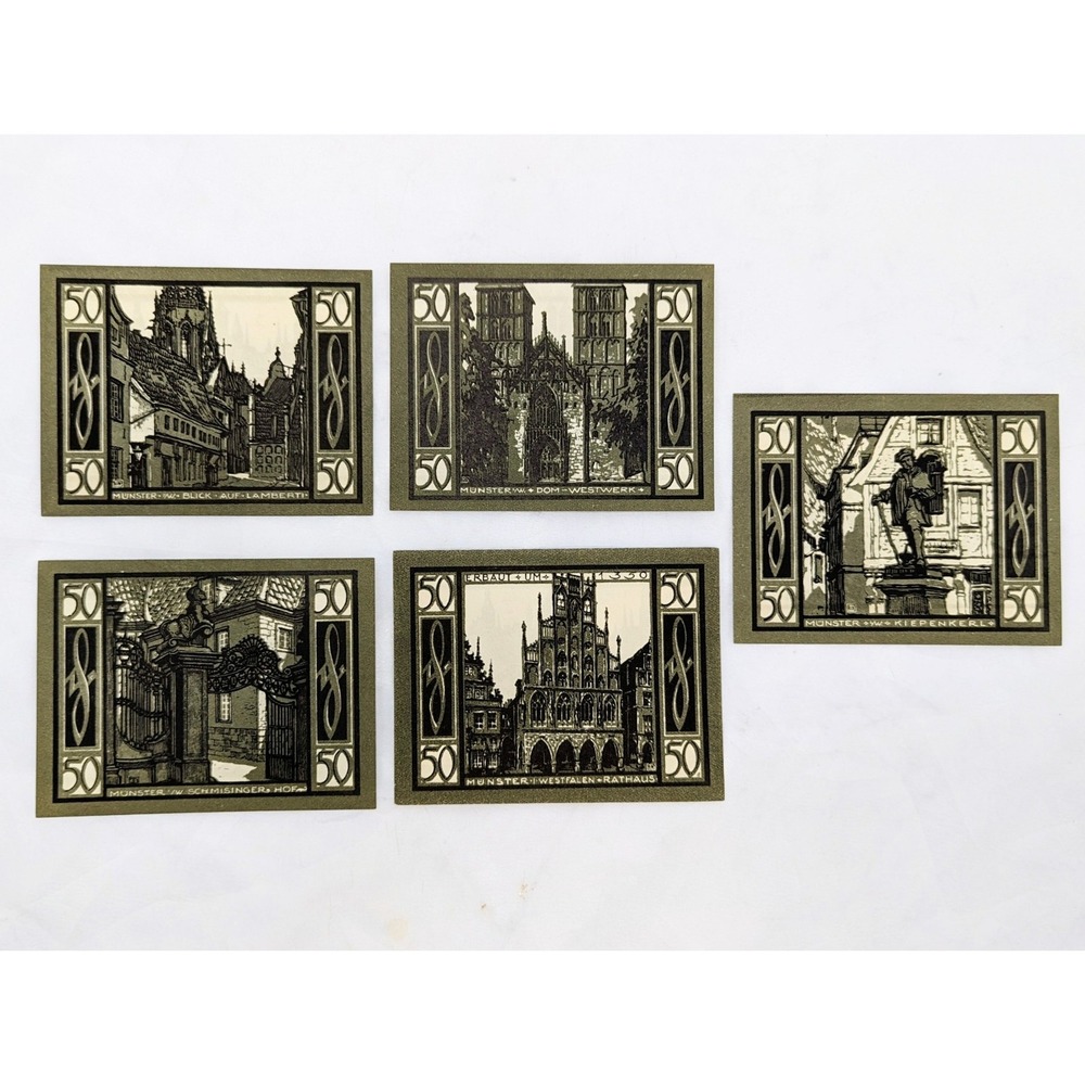 German Notgeld 50 Pfenning Emergency Money